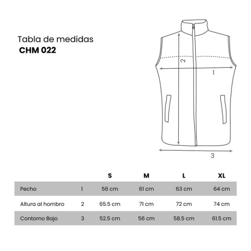 CHM-022_1-VECTOR-3 Chamarra Chaleco Blix Azul Talla Xl CHM 022 A-XL Azul (CHM022A-XL – poliester – articulo promocional)