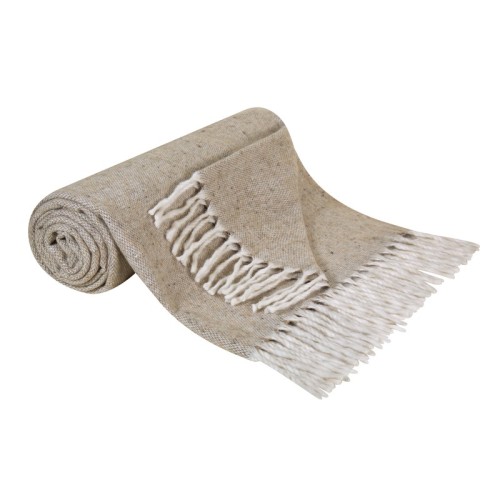 Decoracion Frazada Luna Beige COB 007 BE Beige (COB007BE - lana / poliester - articulo promocional)