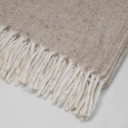 COB-007-BE_1 Decoracion Frazada Luna Beige COB 007 BE Beige (COB007BE – lana / poliester – articulo promocional)