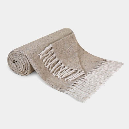 COB-007 Decoracion Frazada Luna Beige COB 007 BE Beige (COB007BE – lana / poliester – articulo promocional)