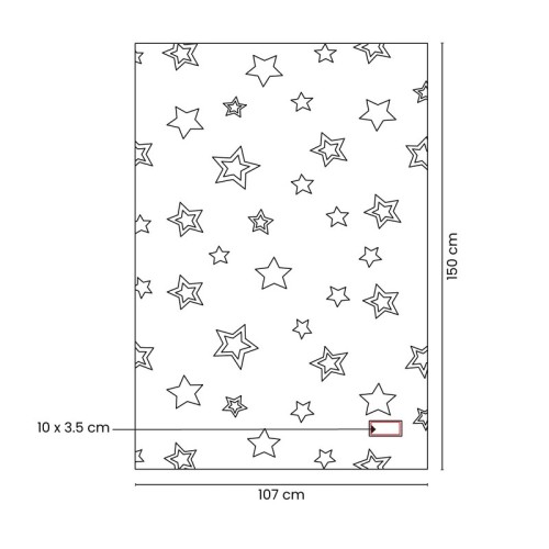 COB-008-VECTOR Decoracion Frazada Mekky Gris COB 008 G Gris (COB008G – poliester – articulo promocional)