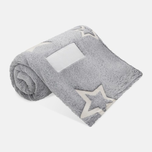 COB-008 Decoracion Frazada Mekky Gris COB 008 G Gris (COB008G – poliester – articulo promocional)
