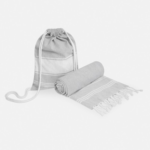 COB-009 Accesorios para Viaje Frazada Tagum COB 009 G Gris (COB009G – algodon / poliester – articulo promocional)