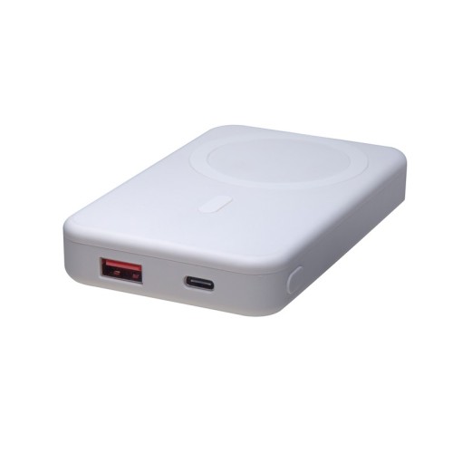 CRG-058-B_2 Power Bank Power Bank Cariko CRG 058 B Blanco (CRG058B – plastico / rubber – articulo promocional)