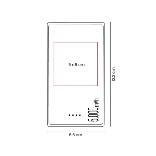 CRG-065-VECTOR Power Bank Power Bank Tunn Negro CRG 065 N Negro (CRG065N – metal – articulo promocional)