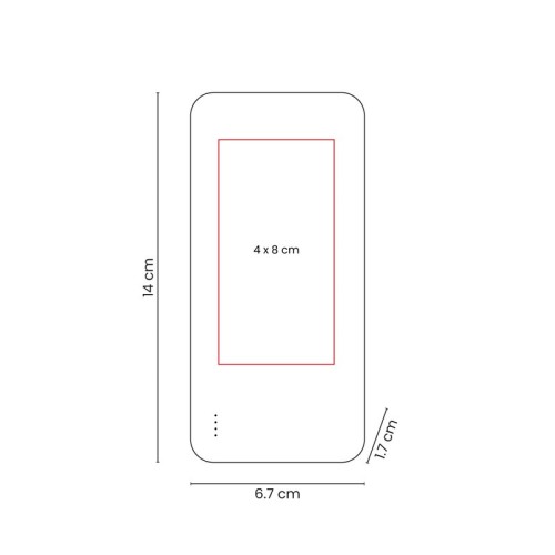 CRG-072-VECTOR Power Bank Power Bank Ulsan Blanco CRG 072 B Blanco (CRG072B – plastico – articulo promocional)