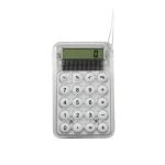 Calculadoras Calculadora Zuel Blanco CT 421 B Blanco (CT421B - plastico / asa de poliester - articulo promocional)