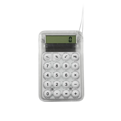 Calculadoras Calculadora Zuel Blanco CT 421 B Blanco (CT421B - plastico / asa de poliester - articulo promocional)