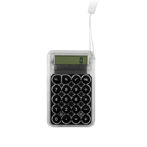 Calculadoras Calculadora Zuel Negro CT 421 N Negro (CT421N - plastico / asa de poliester - articulo promocional)
