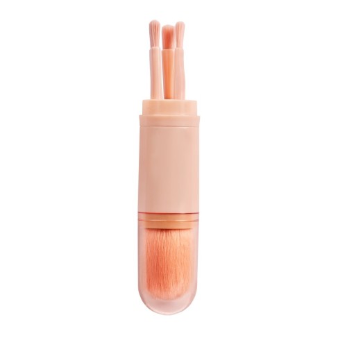 DAM-063-P_2 Brocha Maquillaje Set de Brochas Julia DAM 063 P Rosa (DAM063P – plastico – articulo promocional)