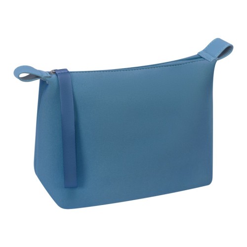 Cosmetiquera Cosmetiquera Claudette Azul DAM 069 A Azul (DAM069A - neopreno / curpiel - articulo promocional)