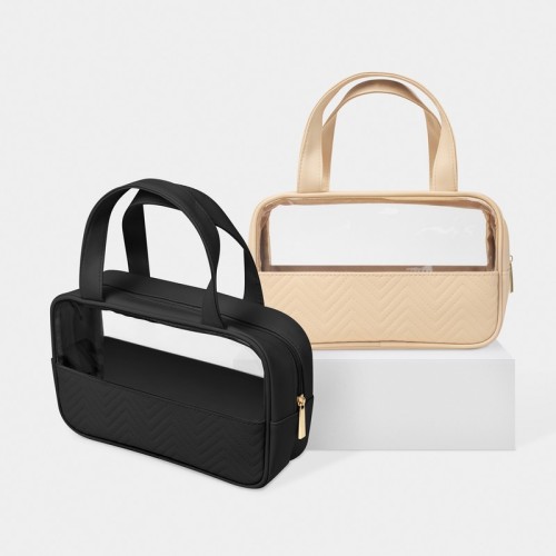DAM-074-1 Accesorio Dama Neceser Isara Beige DAM 074 BE Beige (DAM074BE – pu / pvc / poliester – articulo promocional)