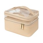 Accesorio Dama Neceser Yara Beige DAM 075 BE Beige (DAM075BE - pvc / poliester - articulo promocional)