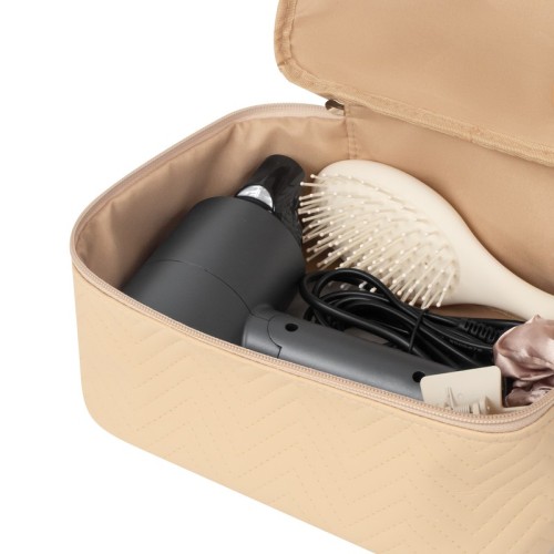 DAM-075-BE_4 Accesorio Dama Neceser Yara Beige DAM 075 BE Beige (DAM075BE – pvc / poliester – articulo promocional)