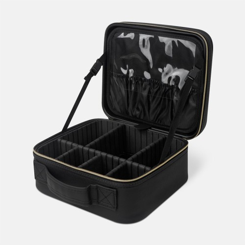DAM-078 Cosmetiquera Cosmetiquera Kaelis DAM 078 N Negro (DAM078N – pu / poliester / pvc – articulo promocional)