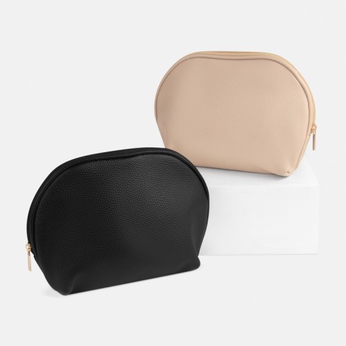 DAM-079-1 Cosmetiquera Cosmetiquera Lunvee Negro DAM 079 N Negro (DAM079N – curpiel – articulo promocional)