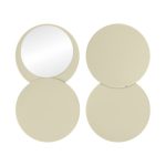 Espejos Espejo Glanz Beige DAM 562 BE Beige (DAM562BE - plastico / rubber - articulo promocional)
