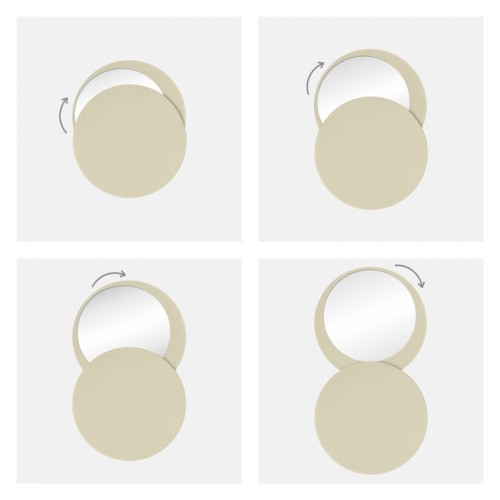DAM-562-BE_3 Espejos Espejo Glanz Beige DAM 562 BE Beige (DAM562BE – plastico / rubber – articulo promocional)