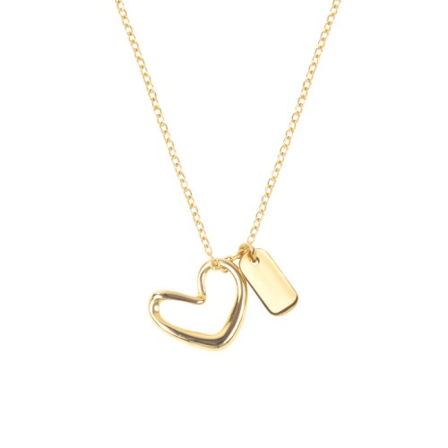 DAM-900-D_2 Joyeria Collar Dilara Dorado DAM 900 D Dorado (DAM900D – chapa de oro / laton / metal – articulo promocional)