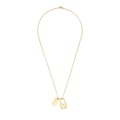 DAM-902-D_1 Joyeria Collar Lukko Dorado DAM 902 D Dorado (DAM902D – chapa de oro / laton / metal – articulo promocional)