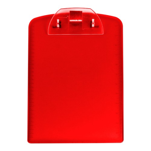 Accesorio Oficina Tabla de Plastico con Clip para Documentos. DK-037R Rojo (DK037R - articulo promocional)