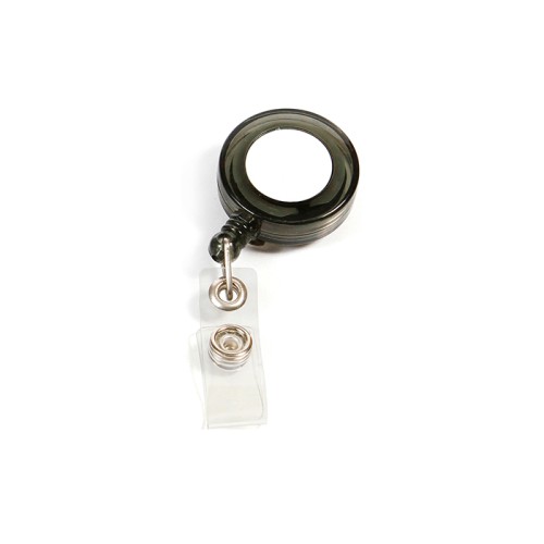 Accesorio Oficina Porta Gafete Translucido. DK-052N Negro (DK052N - articulo promocional)
