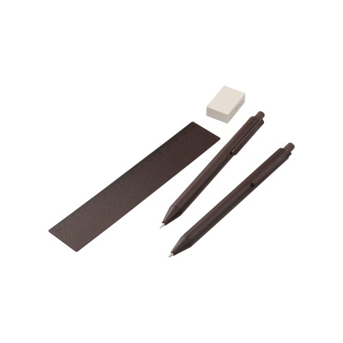 Accesorio Oficina Set Escolar Siro. DK-091C Cafe Oscuro (DK091C - articulo promocional)