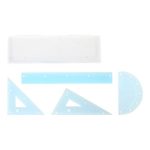 Juego de Geometria Polis. DK-127A Azul Claro (DK127A - articulo promocional)