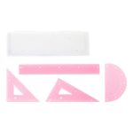 Juego de Geometria Polis. DK-127RS Rosa Claro (DK127RS - articulo promocional)