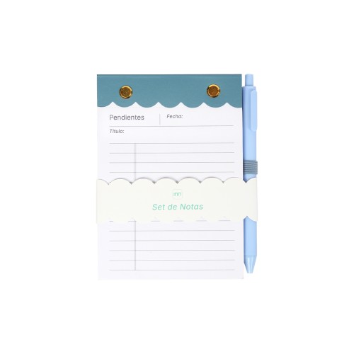 Accesorio Oficina Set de Notas Mestia. DK-134A Azul Acero (DK134A - articulo promocional)