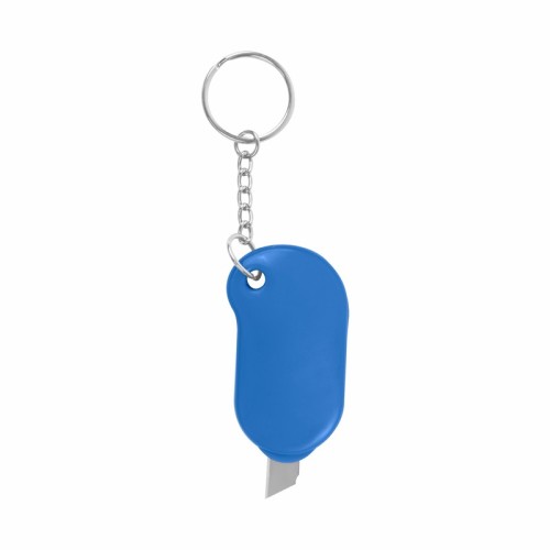 DPO-033-A_3 Llavero Multifuncional Llavero Cuter Lio Azul DPO 033 A Azul (DPO033A – plastico – articulo promocional)