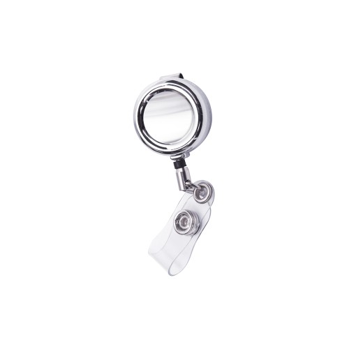 Accesorio Oficina Porta Gafete Metalico. EX-015S Plata (EX015S - articulo promocional)