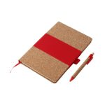 Articulo Ecologico Set de Libreta Delhi. EX-066R Rojo (EX066R - articulo promocional)