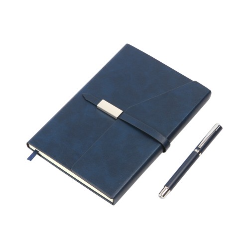 Articulo Ejecutivo Set de Libreta Cattel. EX-079A Azul Marino (EX079A - articulo promocional)