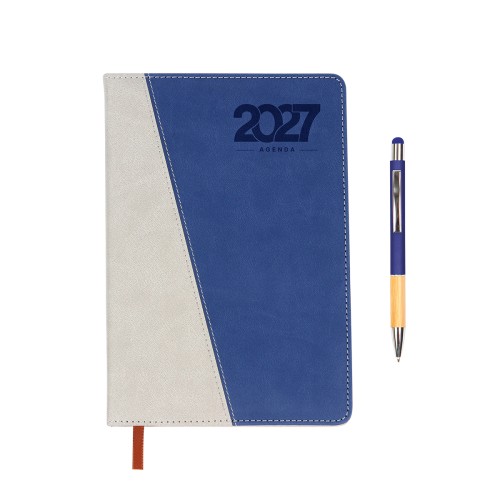 Set Agenda Diaria Cameri. EX-081A Azul Marino (EX081A - articulo promocional)