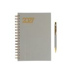 Articulo Ejecutivo Agenda Diaria Bernetti. EX-082G Gris (EX082G - articulo promocional)