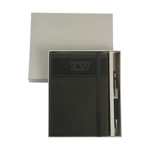 EX-090_01-2 Articulo Ejecutivo Agenda Semanal Batok. EX-090G Gris (EX090G – articulo promocional)