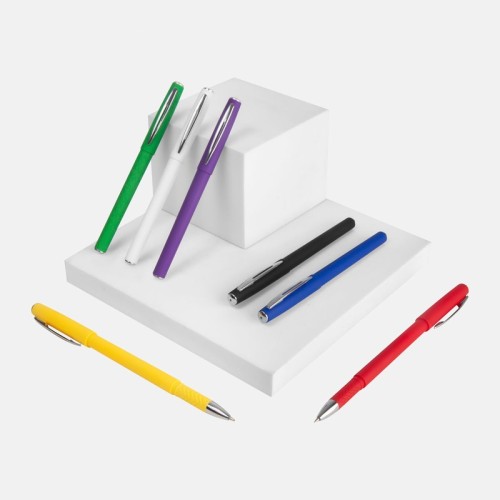 GEL-101-2 Boligrafo Plastico Boligrafo Codek Blanco GEL 101 B Blanco (GEL101B – plastico – articulo promocional)
