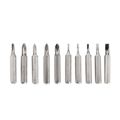 HER-065-N_4 Set Herramientas Desarmador Isamba HER 065 N Negro (HER065N – plastico / metal – articulo promocional)