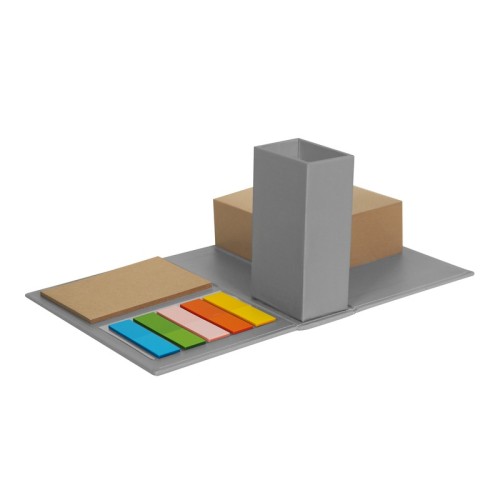 Porta Notas Porta Notas Kuslig Gris HL 701 G Gris (HL701G - carton / papel - articulo promocional)