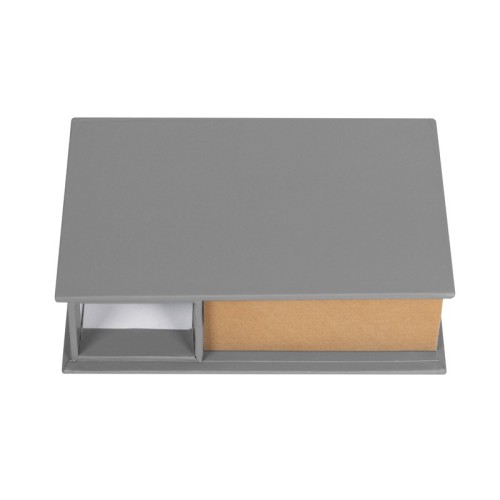 HL-701-G_1 Porta Notas Porta Notas Kuslig Gris HL 701 G Gris (HL701G – carton / papel – articulo promocional)