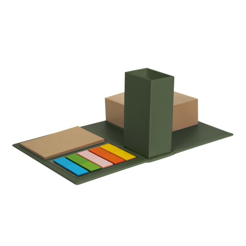 Porta Notas Porta Notas Kuslig Verde HL 701 V Verde (HL701V - carton / papel - articulo promocional)