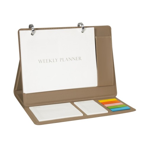 Accesorio Oficina Planeador Tyzden Beige HL 702 BE Beige (HL702BE - cupiel / papel - articulo promocional)