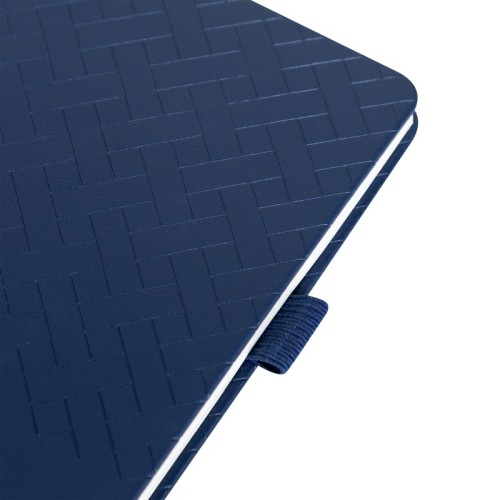 HL-9046-A_2 Libreta Ejecutiva Libreta Tesut Azul HL 9046 A Azul (HL9046A – curpiel / papel – articulo promocional)