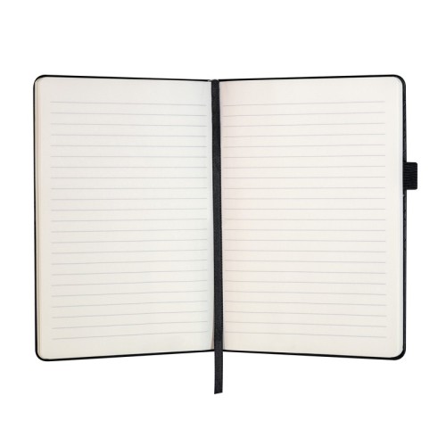 HL-9046-N_2 Libreta Ejecutiva Libreta Tesut Negro HL 9046 N Negro (HL9046N – curpiel / papel – articulo promocional)