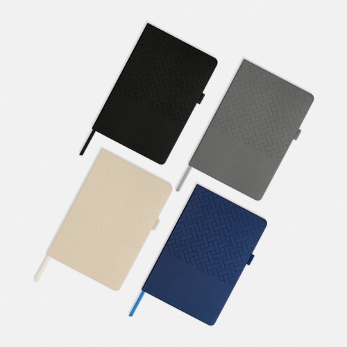 HL-9046 Libreta Ejecutiva Libreta Tesut Negro HL 9046 N Negro (HL9046N – curpiel / papel – articulo promocional)