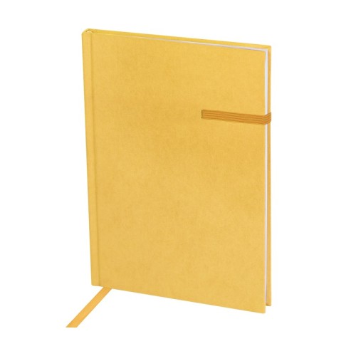 Libreta Ejecutiva Libreta Blid Amarillo HL 9048 Y Amarillo (HL9048Y - poliester suave al tacto piel de durazno / cartoncillo rigido / papel - articulo promocional)