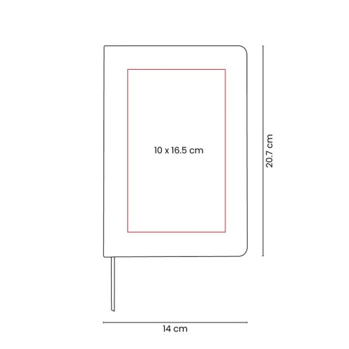 HL-9051-VECTOR-2 Libreta Ejecutiva Libreta Andika Cafe HL 9051 C Cafe (HL9051C – papel / carton – articulo promocional)