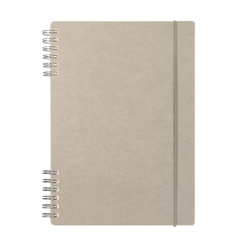 HL-9053-G_1 Libreta Ecologica Libreta Poe Gris HL 9053 G Gris (HL9053G – papel / carton – articulo promocional)