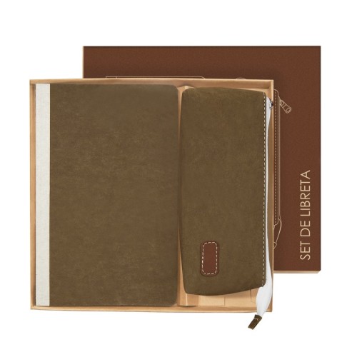 Set Libretas Set Eco Vaviri Verde HL 9057 V Verde (HL9057V - carton / papel - articulo promocional)